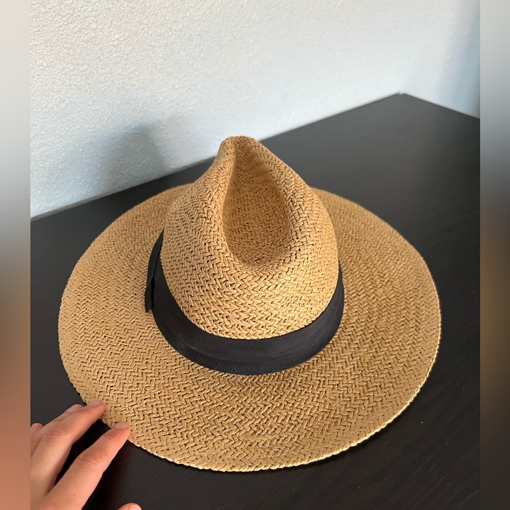 Tilly's Tan Fedora with Black Band